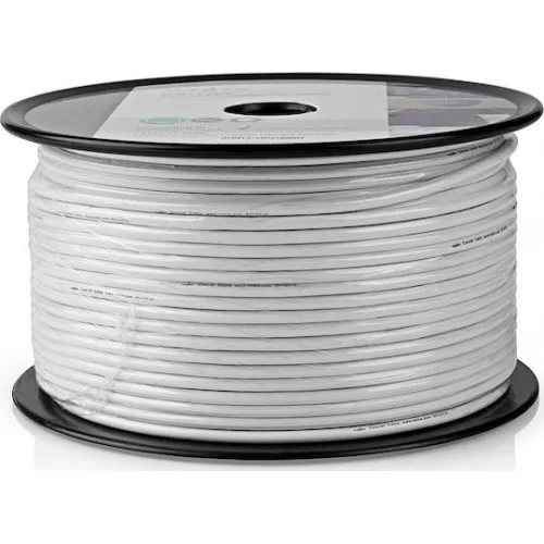 Nedis Καλώδιο Ομοαξονικό 4G/LTE-Proof 100m Λευκό (CSBR4050WT1000)