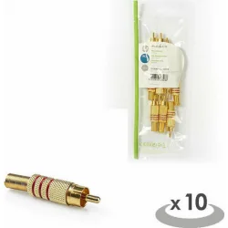 Nedis 10x RCA male (CAGP24900RD)