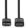 Nedis Cable DisplayPort male - HDMI male 1.8m Μαύρο (CCGP37108BK18)