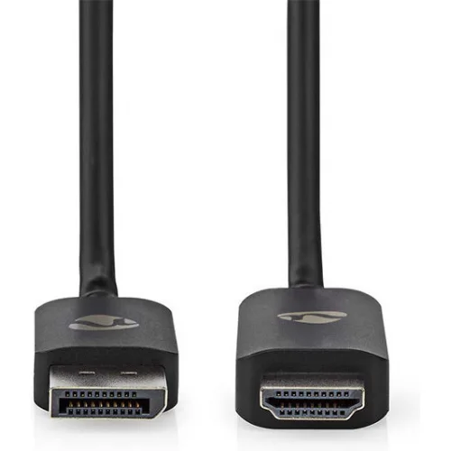 Nedis Cable DisplayPort male - HDMI male 1.8m Μαύρο (CCGP37108BK18)