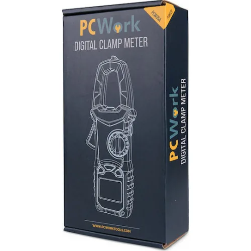 Pcwork Αμπεροτσιμπίδα Ψηφιακή 600A AC PCW05A True RMS με Ακροδέκτες