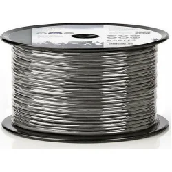 Nedis Καλώδιο Μικροφώνου 2x 0.125mm² 100m Γκρι (COTR15011GY100)