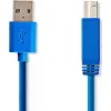 Nedis USB 3.0 Cable USB-A male - USB-B male Μπλε 2m CCGP61100BU20