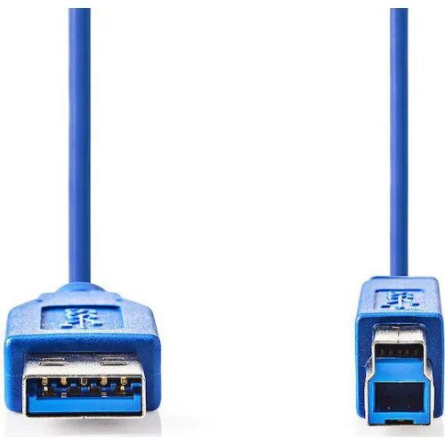 Nedis USB 3.0 Cable USB-A male - USB-B male Μπλε 2m CCGP61100BU20