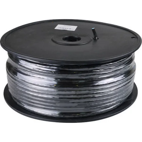 Goobay S/FTP Cat.6 Καλώδιο Δικτύου Ethernet εξωτερικού χώρου χωρίς ακροδέκτες 100m Μαύρο 6τμχ