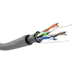 Goobay F/UTP Cat.5e Καλώδιο Δικτύου Ethernet χωρίς ακροδέκτες 305m Γκρι 1τμχ Goobay F/UTP Cat.5e Καλώδιο Δικτύου Ethernet χωρίς ακροδέκτες 305m Γκρι 1τμχ