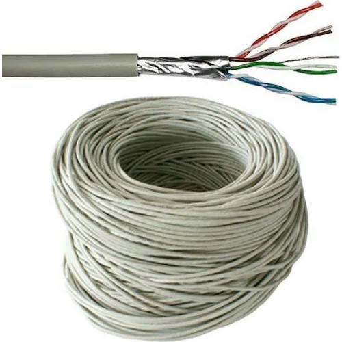 Goobay S/FTP Cat.6 Καλώδιο Δικτύου Ethernet χωρίς ακροδέκτες 305m Λευκό 6τμχ