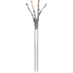 Goobay S/FTP Cat.6 Καλώδιο Δικτύου Ethernet χωρίς ακροδέκτες 305m Γκρι Goobay S/FTP Cat.6 Καλώδιο Δικτύου Ethernet χωρίς ακροδέκτες 305m Γκρι