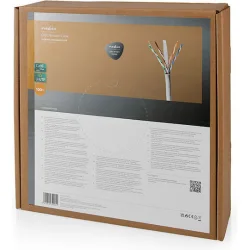 Nedis 233-2339 U/UTP Cat.6 Καλώδιο Δικτύου Ethernet χωρίς ακροδέκτες 100m Γκρι
