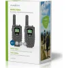 Nedis WLTK0800BK Ασύρματος Πομποδέκτης PMR με Μονόχρωμη Οθόνη Σετ 2τμχ