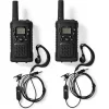 Nedis WLTK0610BK Walkie Talkie με Μονόχρωμη Οθόνη Σετ 2τμχ