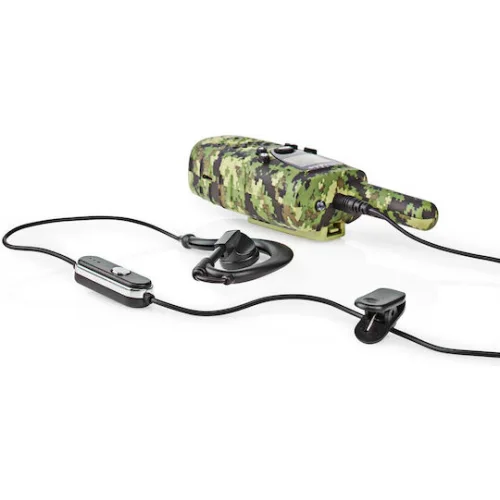 Nedis WLTK0810BK Ασύρματος Πομποδέκτης PMR με Μονόχρωμη Οθόνη Σετ 2τμχ Camo Green