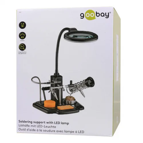 FixPoint 45241 Βάση με Μεγεθυντικό Φακό & Λάμπα Κολλητηριού