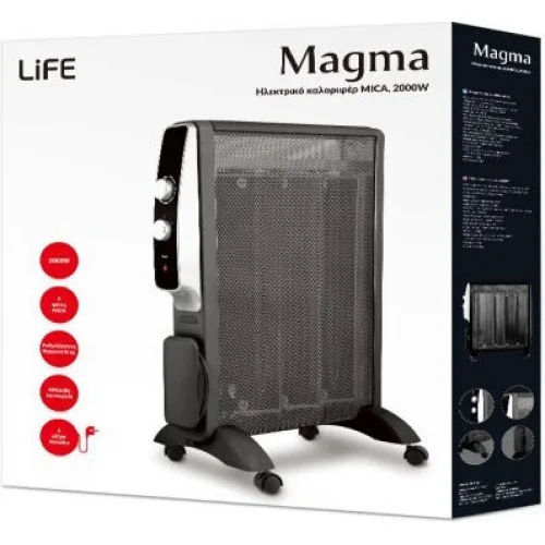 Life Magma Θερμοπομπός Δαπέδου 2000W Mica 55x62cm