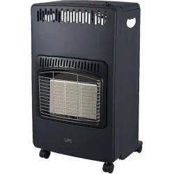 Life Blue Flame Κεραμική Σόμπα Υγραερίου 4200W Γκρι 42x43x75cm