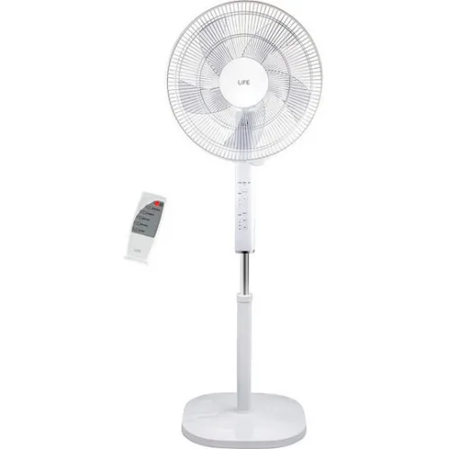 Life Mistral Ανεμιστήρας Ορθοστάτης 50W Διαμέτρου 40cm με Τηλεχειριστήριο