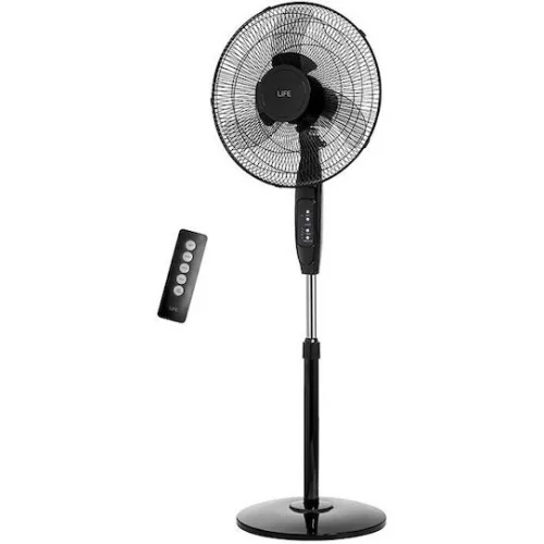 Life Boreas Ανεμιστήρας Ορθοστάτης 45W Διαμέτρου 40cm με Τηλεχειριστήριο