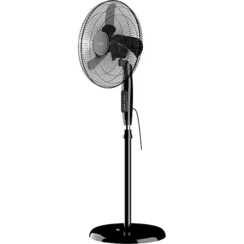 Life Boreas Ανεμιστήρας Ορθοστάτης 45W Διαμέτρου 40cm με Τηλεχειριστήριο