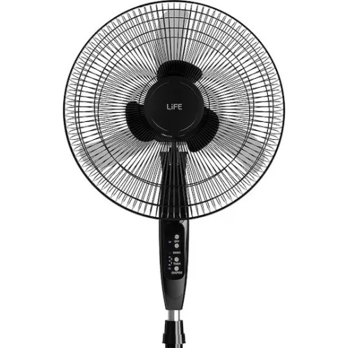 Life Boreas Ανεμιστήρας Ορθοστάτης 45W Διαμέτρου 40cm με Τηλεχειριστήριο