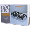 Foker Q.P. Εστία Υγραερίου Διπλή 5kW 53x34x10cm