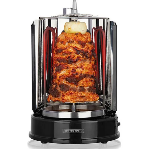 Heinrich's Επιτραπέζια Κάθετη Σούβλα 1400W Ανοξείδωτη 35x25εκ.