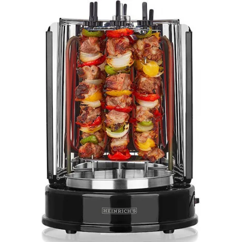 Heinrich's Επιτραπέζια Κάθετη Σούβλα 1400W Ανοξείδωτη 35x25εκ.