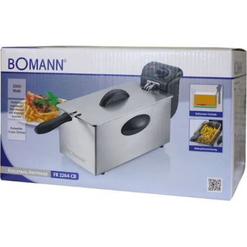 Bomann FR 2264 CB Φριτέζα 3lt Ασημί