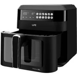 Life Vision XL Air Fryer 6.3lt Μαύρο