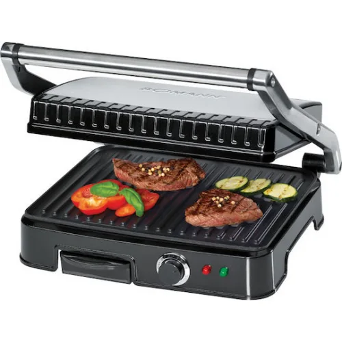 Bomann KG 2242 Τοστιέρα Γκριλιέρα 2000W Inox