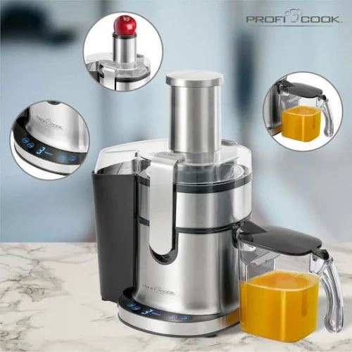 Profi Cook PC-AE 1156 Αποχυμωτής 800W Inox Ασημί