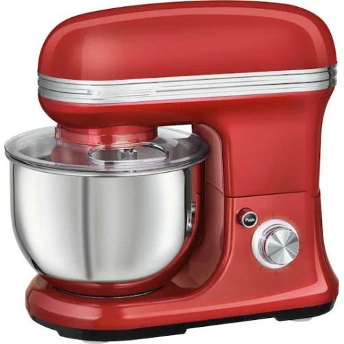 Profi Cook PC-KM 1197 Κουζινομηχανή 1200W με Ανοξείδωτο Κάδο 5lt Red
