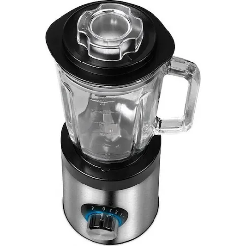 Life Veloce Μπλέντερ για Smoothies με Γυάλινη Κανάτα 1.5lt 800W Inox