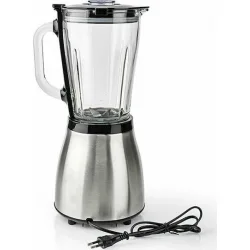 Nedis Μπλέντερ για Smoothies με Γυάλινη Κανάτα 1.5lt 800W Μαύρο KABL350CAL