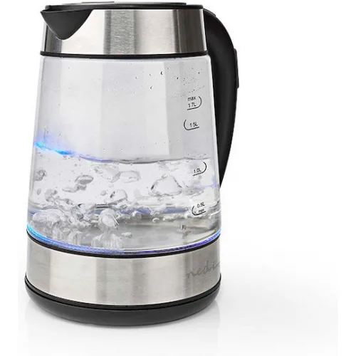 Nedis Βραστήρας 1.7lt 2200W Ασημί