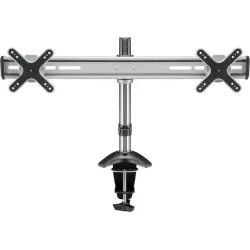 Goobay ScreenFlex Twin Βάση Γραφείου για 2 Οθόνες έως 23" Ασημί Goobay ScreenFlex Twin Βάση Γραφείου για 2 Οθόνες έως 23" Ασημί