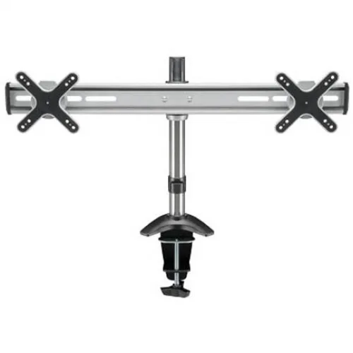 Goobay ScreenFlex Twin Βάση Γραφείου για 2 Οθόνες έως 23" Ασημί