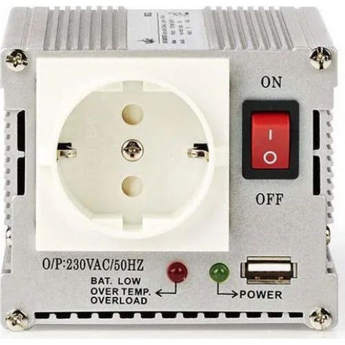 Nedis Inverter Αυτοκινήτου Τροποποιημένου Ημιτόνου 300W για Μετατροπή 12V DC σε 230V AC με 1xUSB