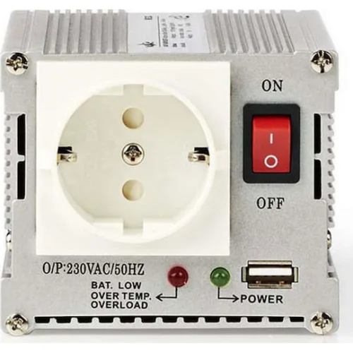 Nedis Inverter Αυτοκινήτου Τροποποιημένου Ημιτόνου 300W για Μετατροπή 12V DC σε 230V AC με 1xUSB