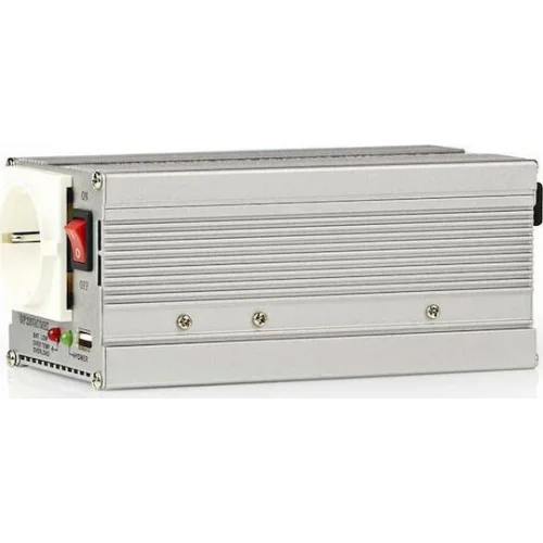 Nedis Inverter Αυτοκινήτου Τροποποιημένου Ημιτόνου 300W για Μετατροπή 12V DC σε 230V AC με 1xUSB