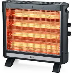 Life QH-101 Σόμπα Χαλαζία με Θερμοστάτη 2750W Life QH-101 Σόμπα Χαλαζία με Θερμοστάτη 2750W