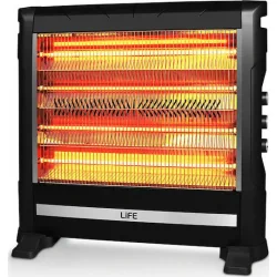 Life Vesta Σόμπα Χαλαζία με Θερμοστάτη και Ανεμιστήρα 2800W Life Vesta Σόμπα Χαλαζία με Θερμοστάτη και Ανεμιστήρα 2800W