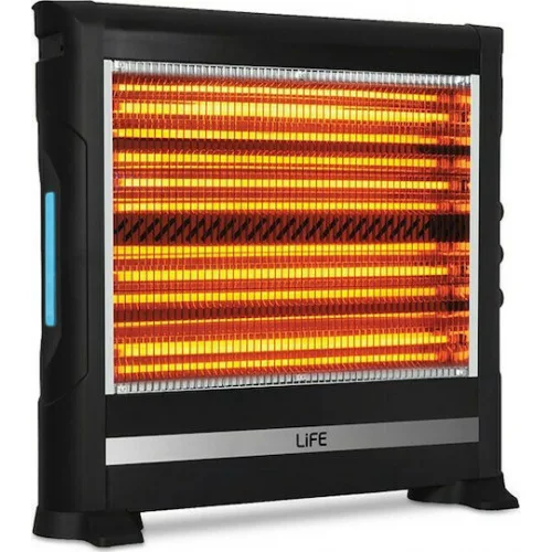 Life Vesta Σόμπα Χαλαζία με Θερμοστάτη και Ανεμιστήρα 2800W