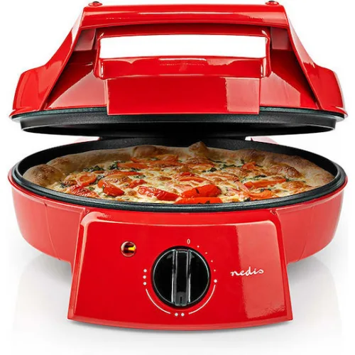 Nedis Παρασκευαστής Πίτσας 1800W Κόκκινος