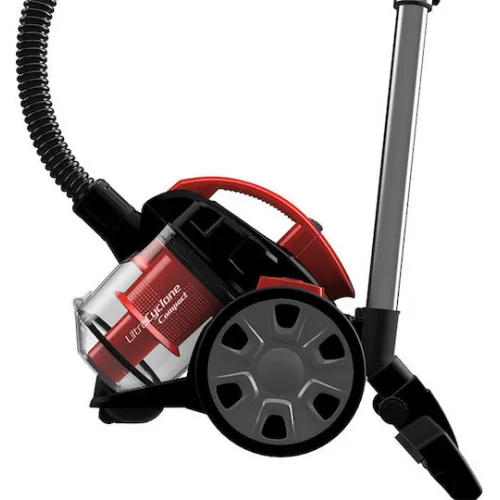 Life Ultra Cyclone Compact Ηλεκτρική Σκούπα 700W με Κάδο 1.5lt Κόκκινη