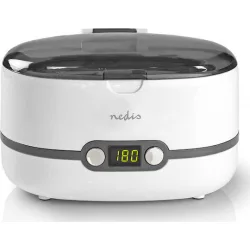 Nedis Καθαριστής Υπερήχων 600ml Inox με Ψηφιακό Χρονοδιακόπτη