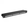 Goobay Patch Panel Shielded για Rack 19" 24 Θυρών Μαύρο
