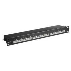 Goobay Patch Panel Shielded για Rack 19" 24 Θυρών Μαύρο Goobay Patch Panel Shielded για Rack 19" 24 Θυρών Μαύρο