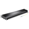Goobay Patch Panel Shielded για Rack 19" 24 Θυρών Μαύρο