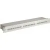 Goobay Patch Panel για Rack 1U 19" 24 Θυρών cat6 Γκρι