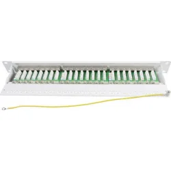 Goobay Patch Panel για Rack 1U 19" 24 Θυρών cat6a Γκρι Goobay Patch Panel για Rack 1U 19" 24 Θυρών cat6a Γκρι